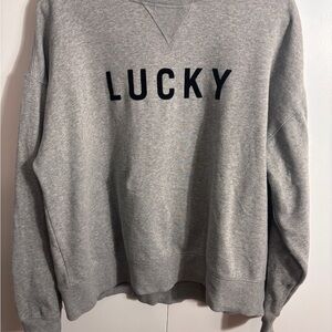 Lucky Brand Men's Crewneck Sweater in Gray